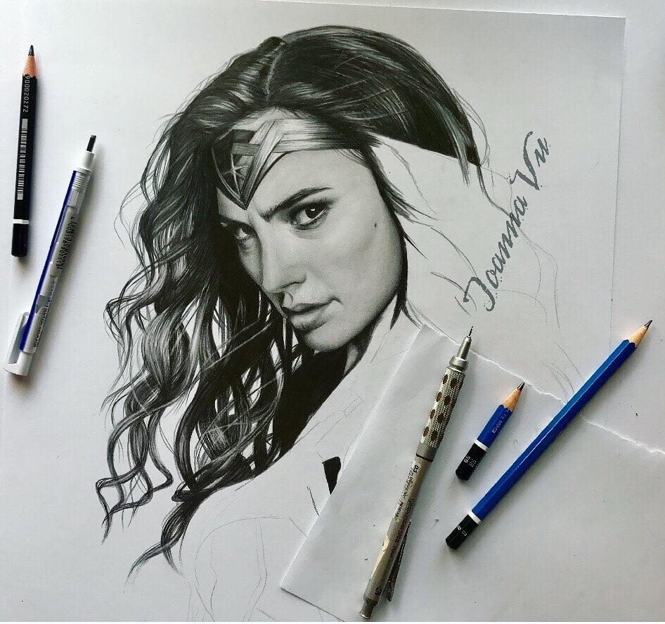 WonderWoman drawing